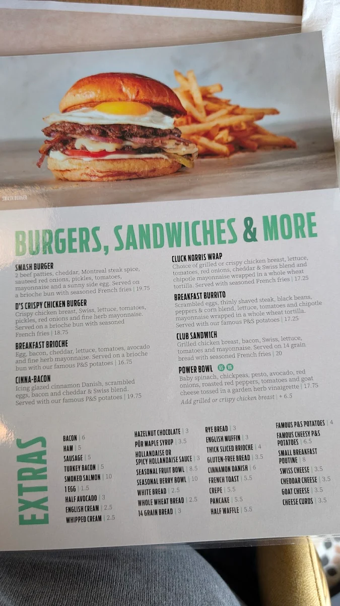 Menu, Pür & Simple