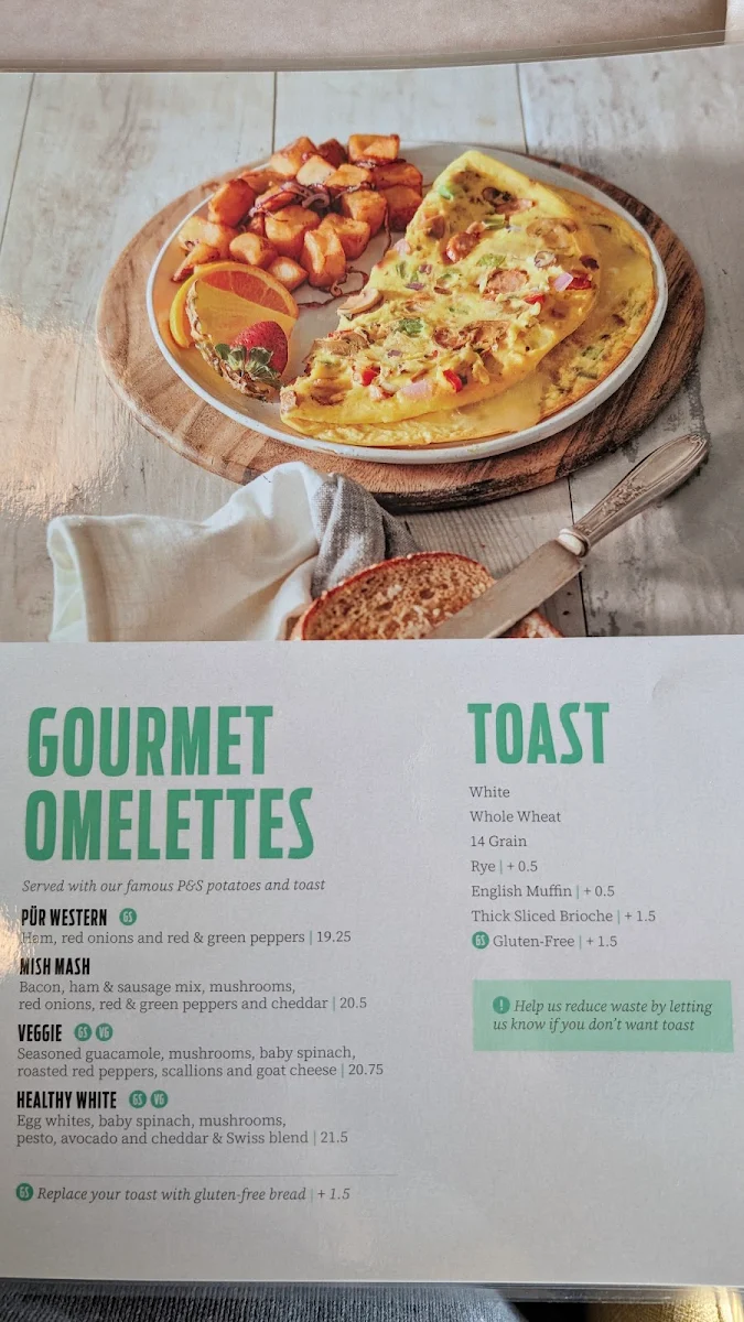 Menu, Pür & Simple