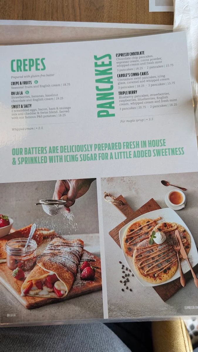 Menu, Pür & Simple