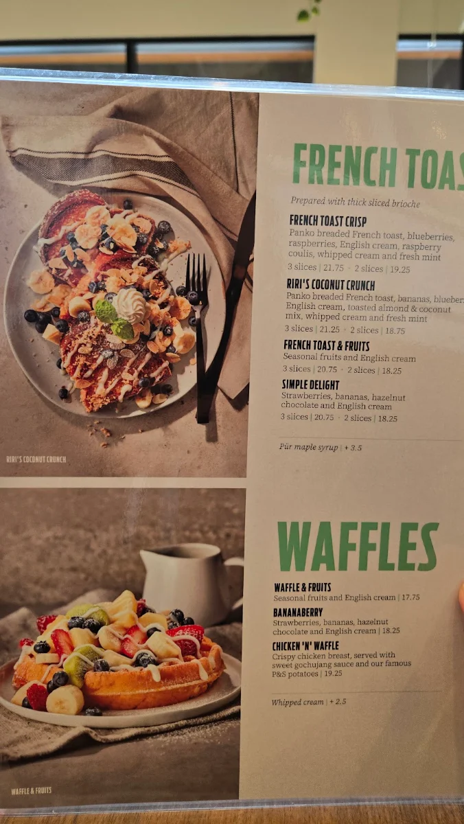 Menu, Pür & Simple