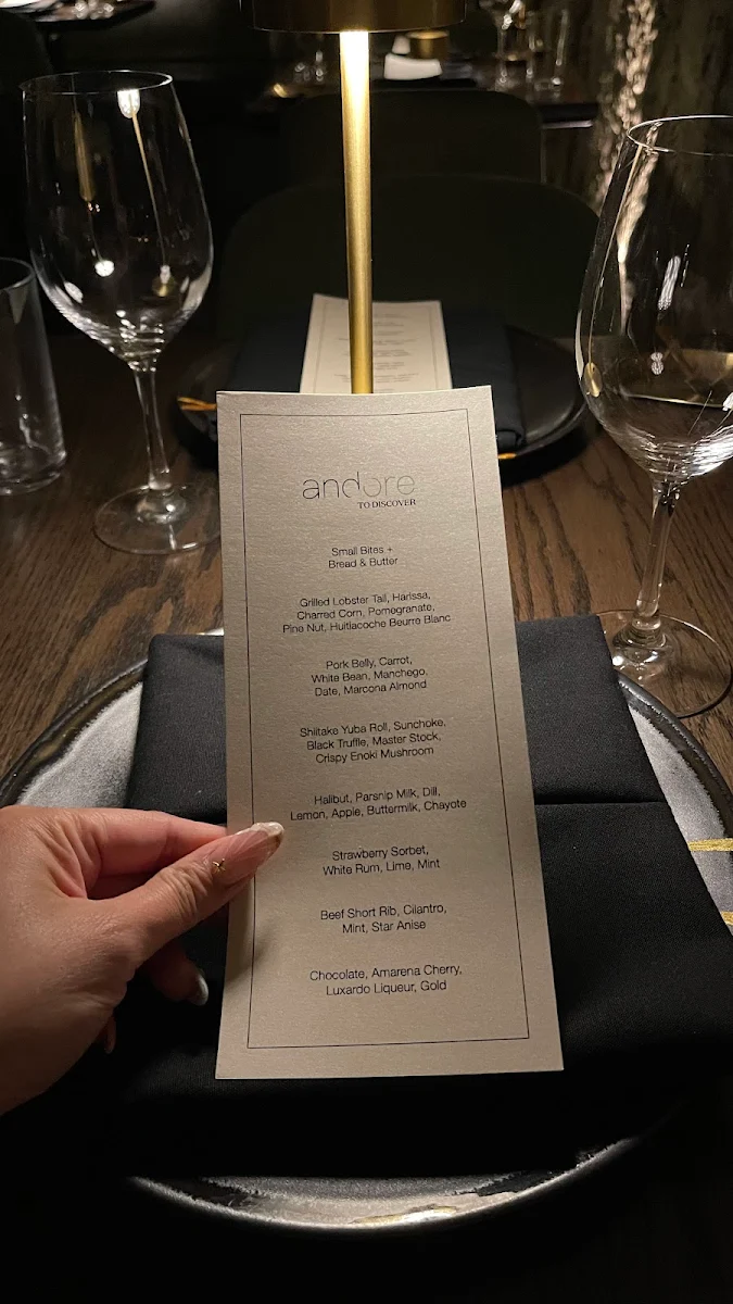 Menu, and/ore
