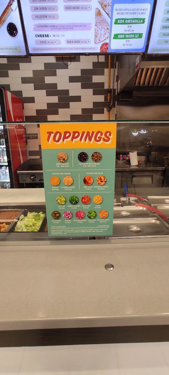Menu, barBURRITO