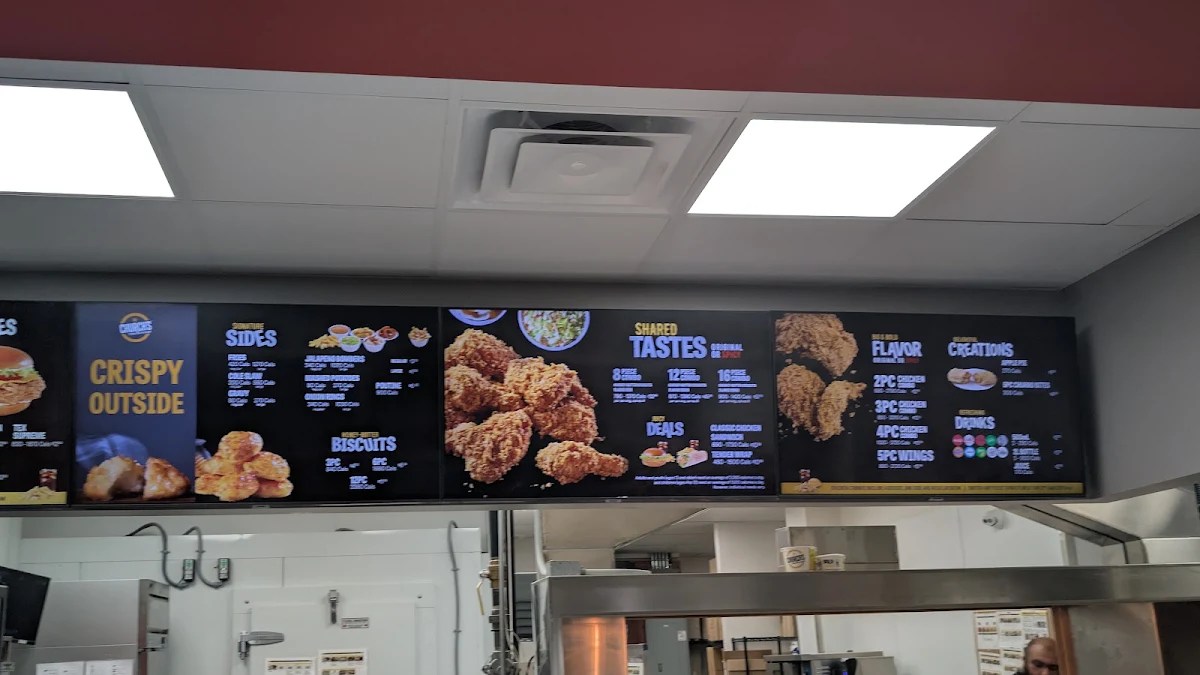 Menu, Church's Texas Chicken