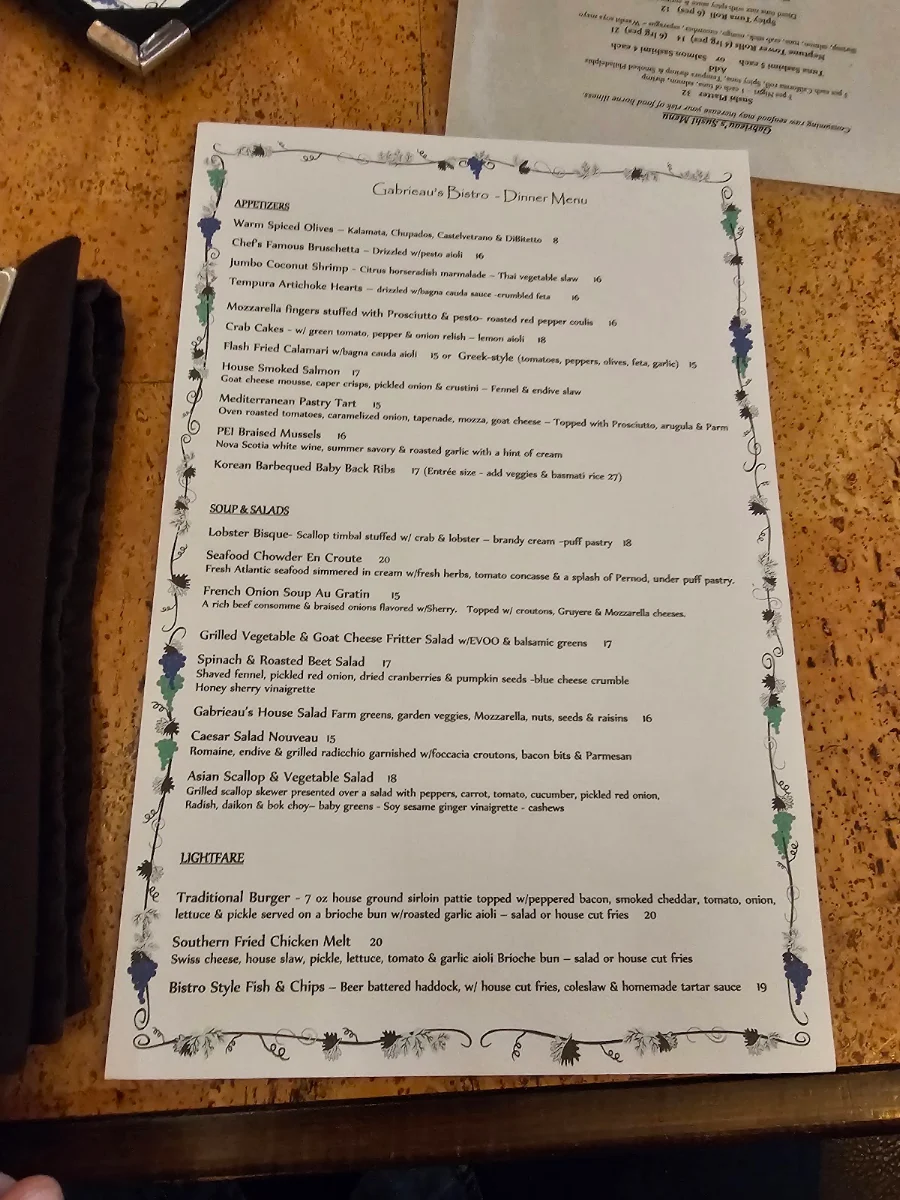 Menu photo 1