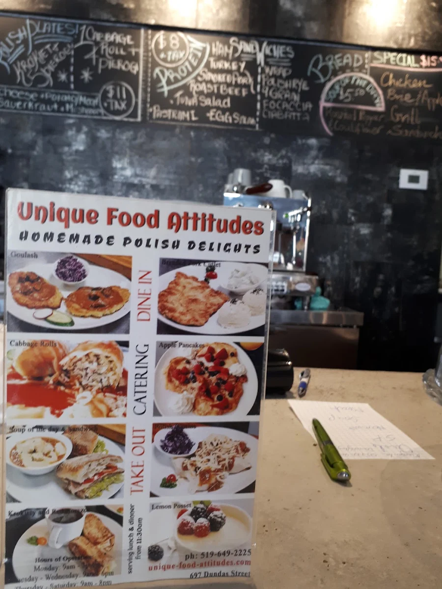 Menu, Unique Food Attitudes