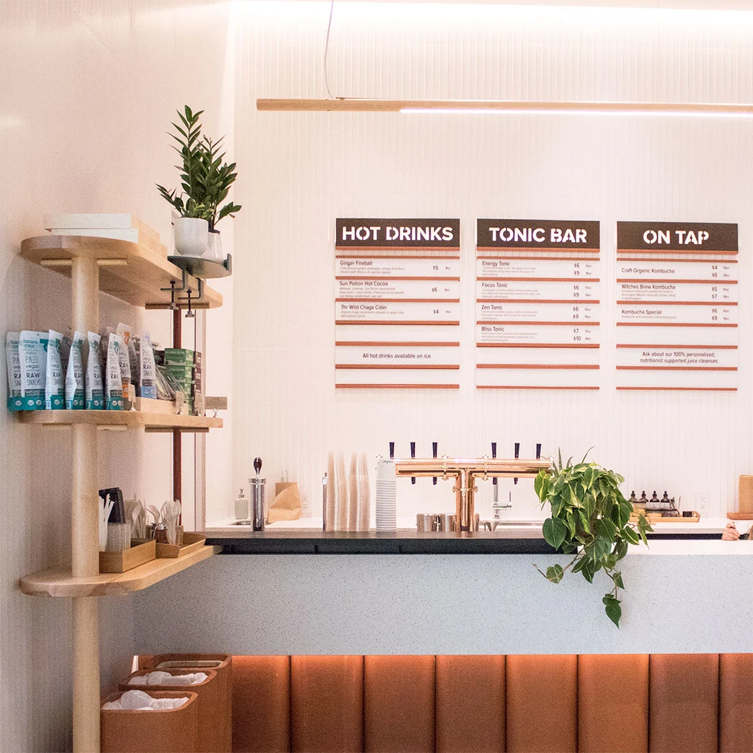 Menu, Village Juicery