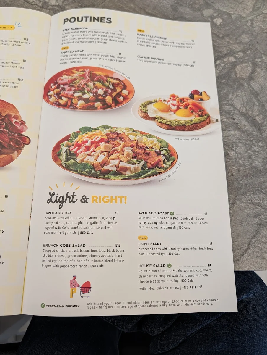 Menu, Eggsmart