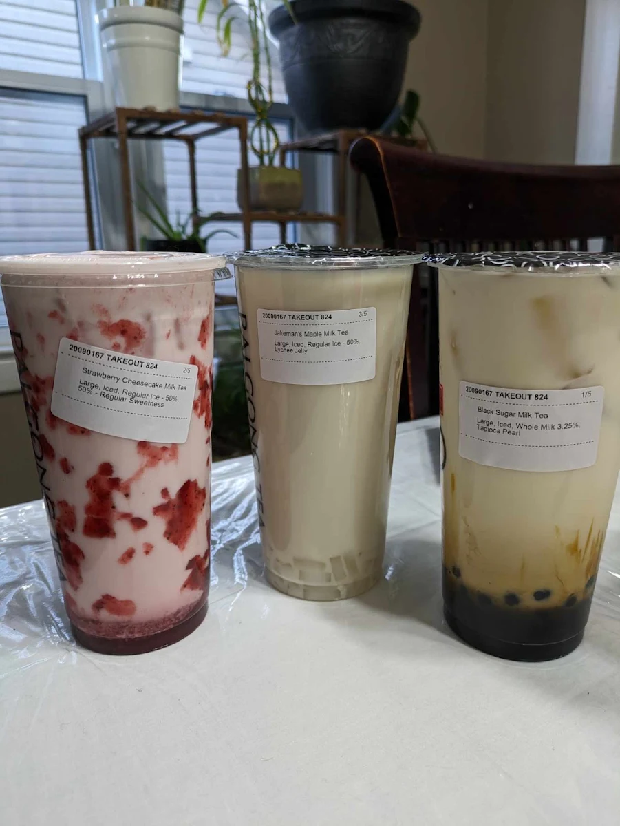 Menu, Palgong Tea Brantford