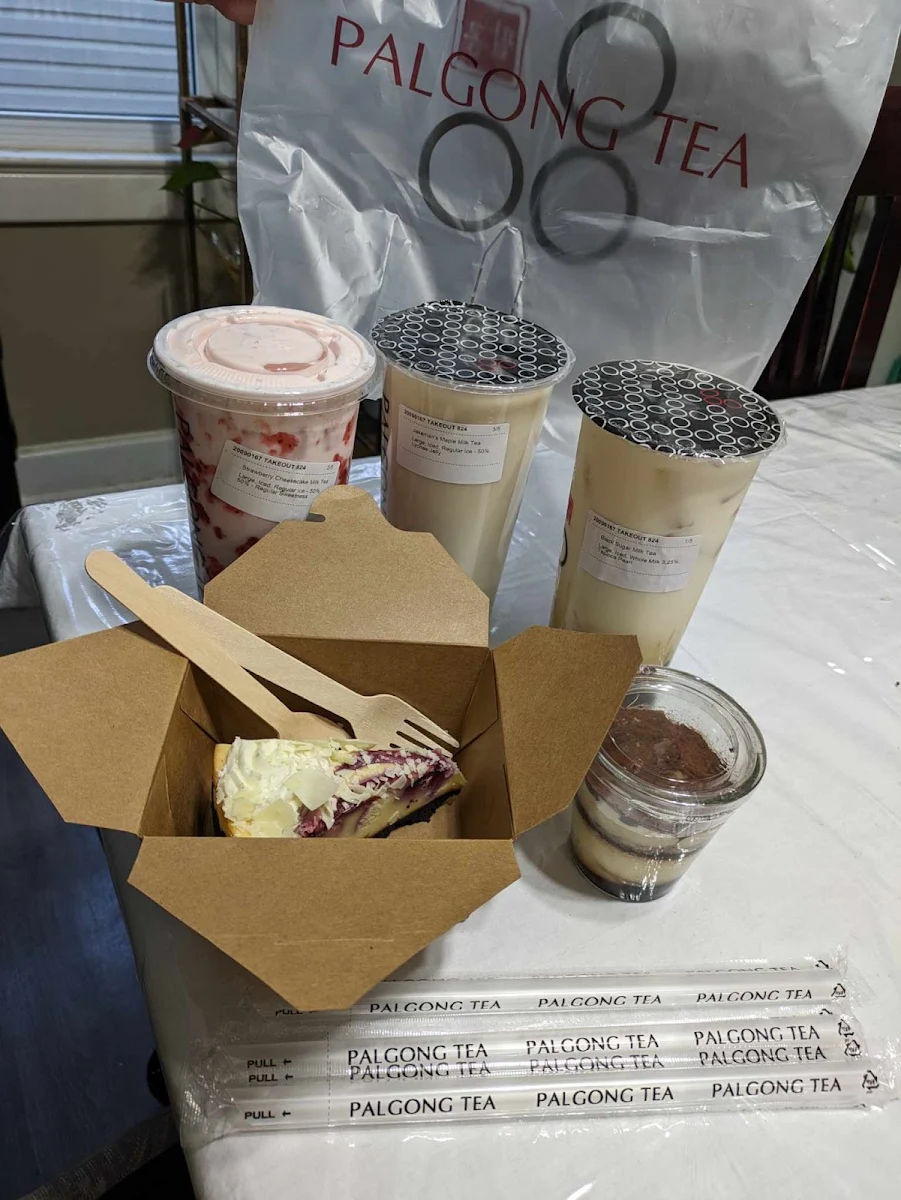 Menu, Palgong Tea Brantford