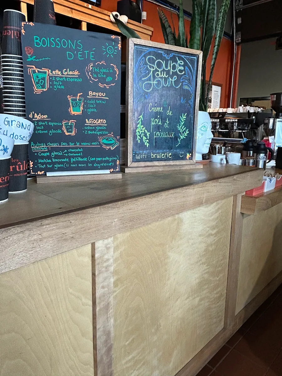 Menu, Brulerie Vanier
