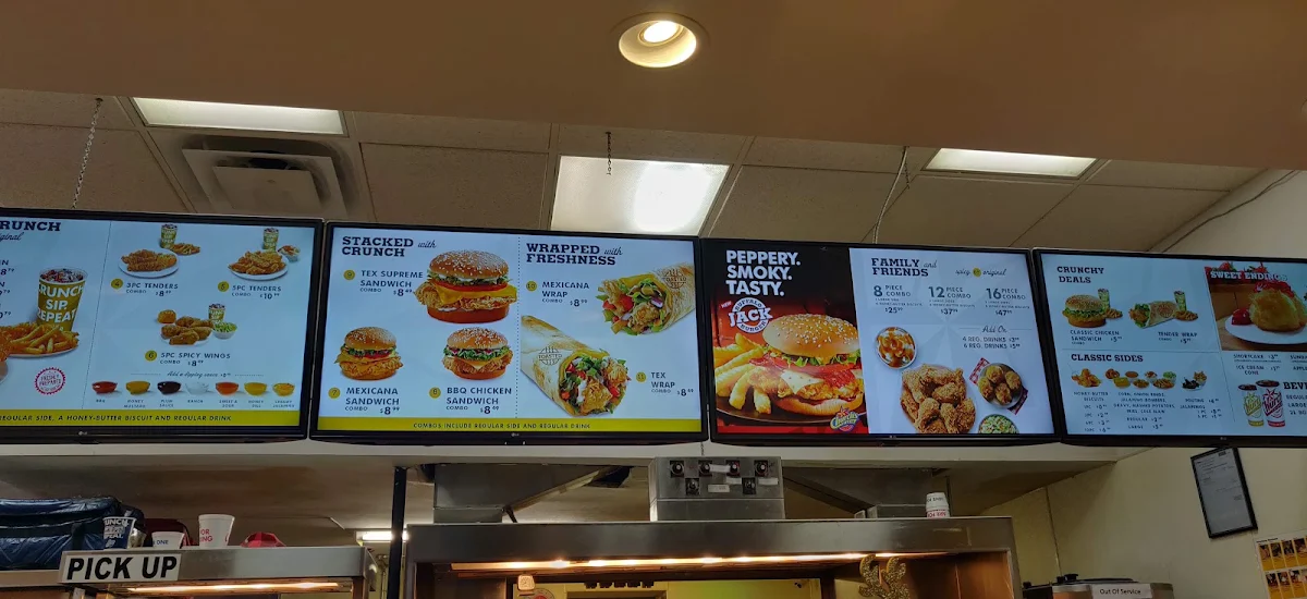 Menu, Church's Texas Chicken
