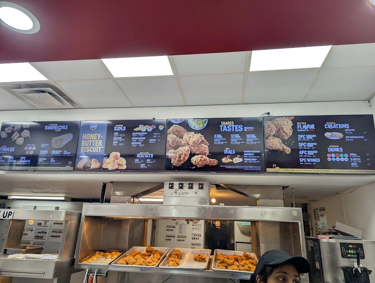 Menu, Church's Texas Chicken