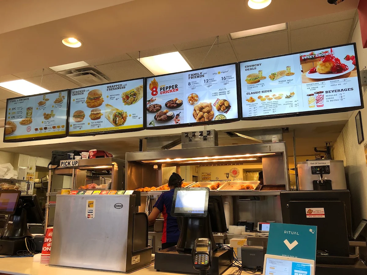 Menu, Church's Texas Chicken