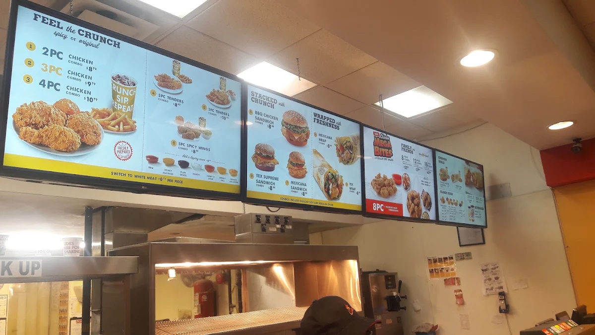 Menu, Church's Texas Chicken