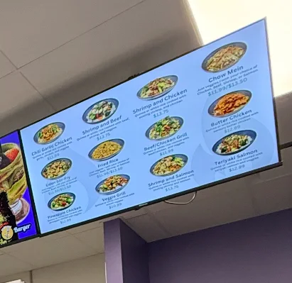 Menu, The Go Grill/ The Fancy Induced Burger