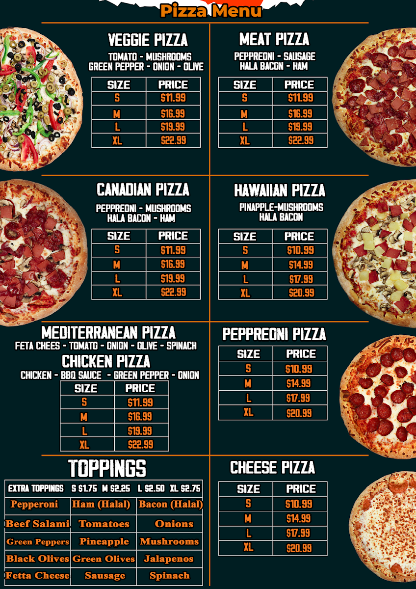 Menu, Deja Vu+ Cafe & Restaurant