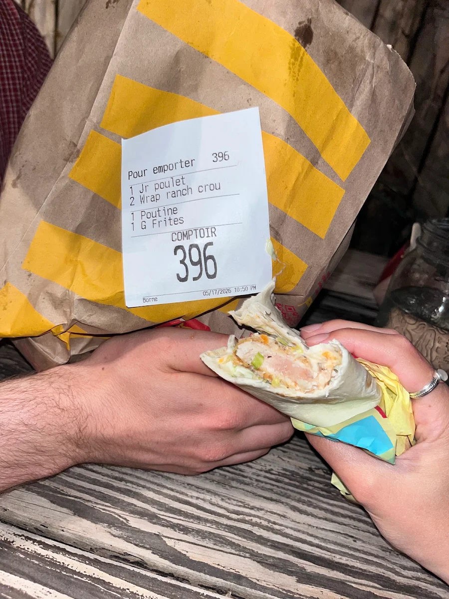 Menu, McDonald's