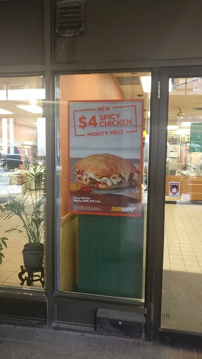Menu, Subway