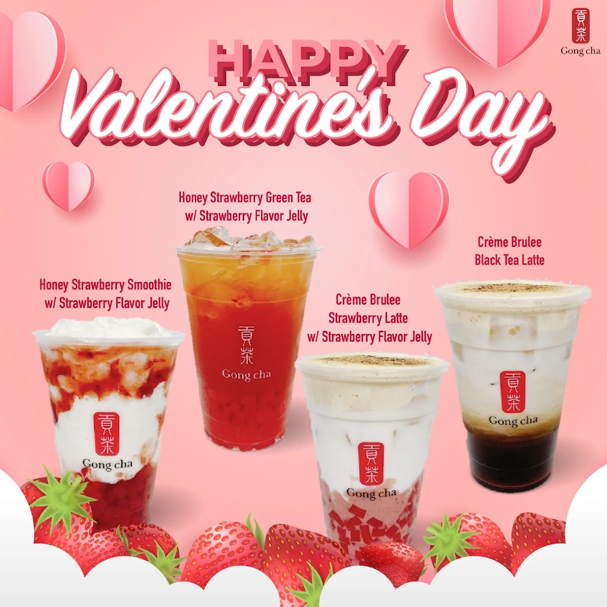 Menu, Gong Cha Granville