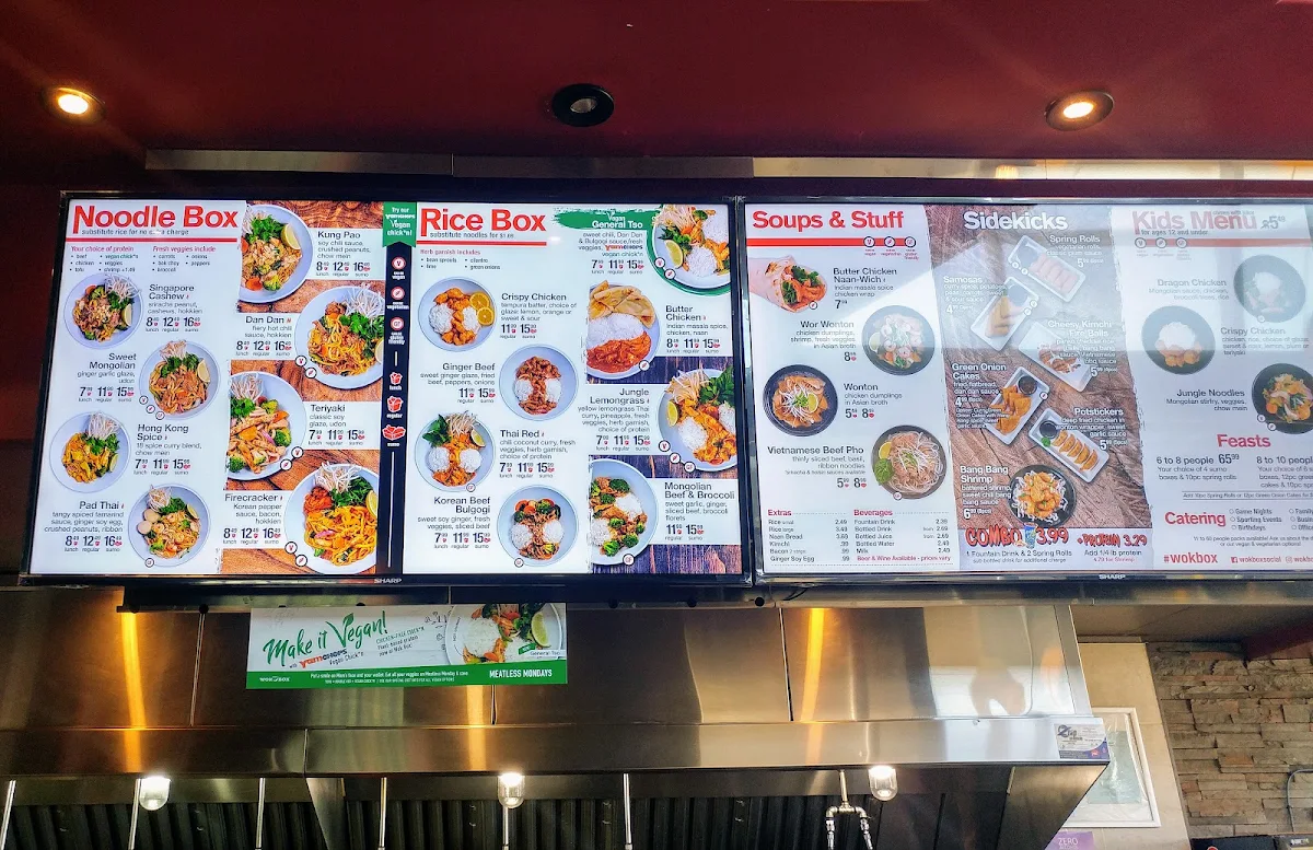 Menu, Wok Box - Meadows