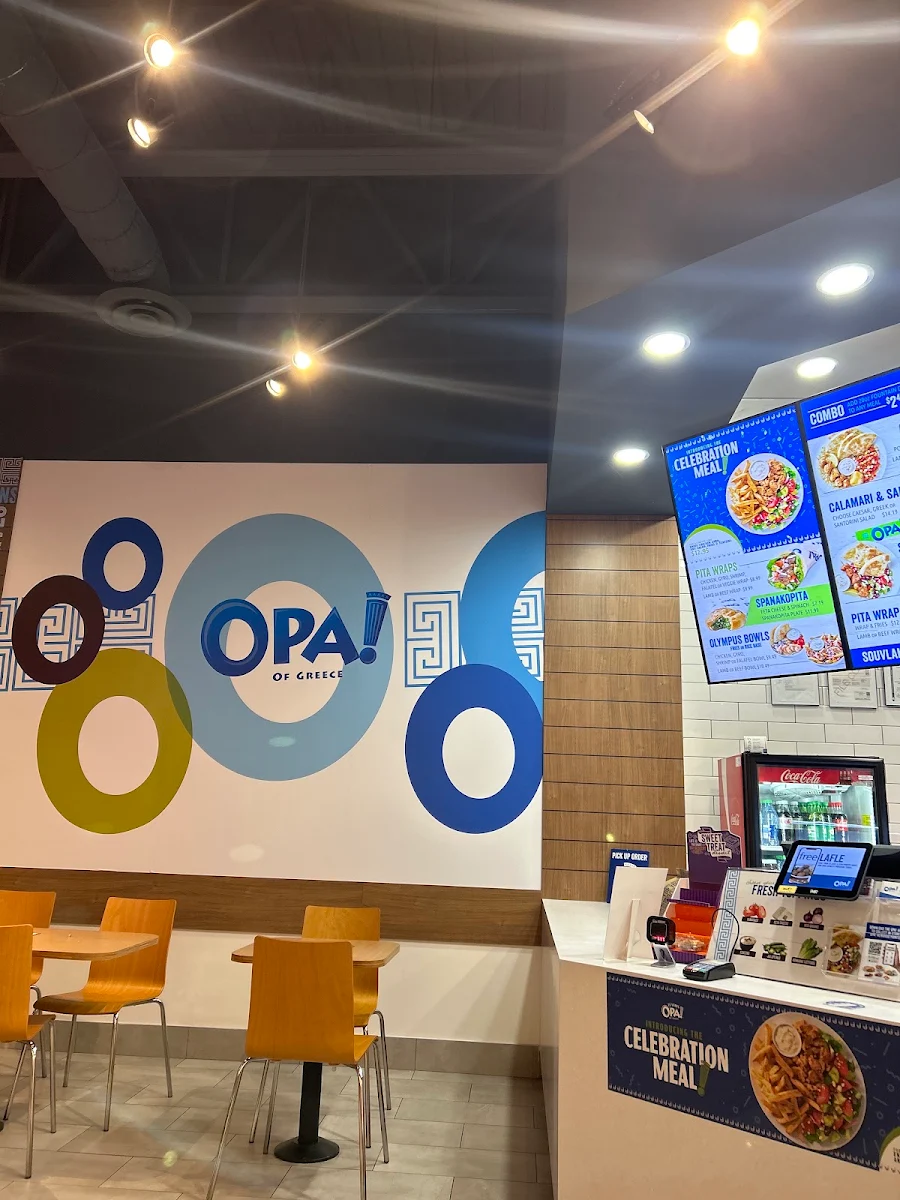 Menu, OPA! of Greece Grove on 17