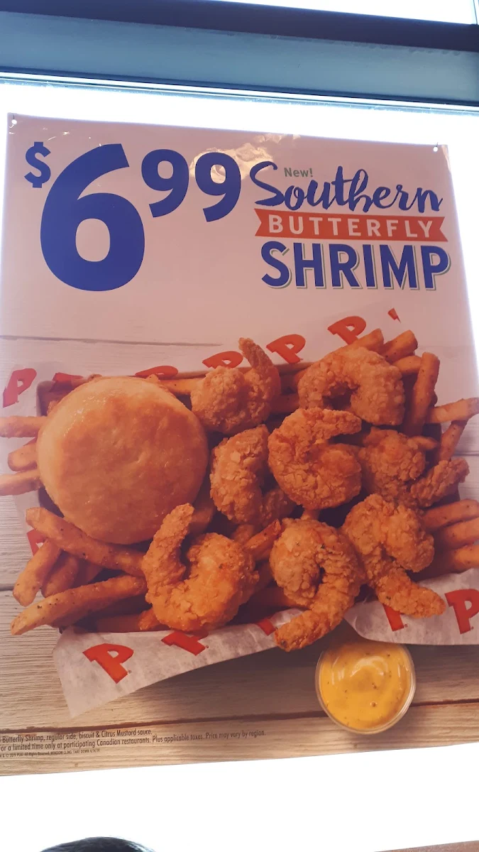 Menu, Popeyes Louisiana Kitchen
