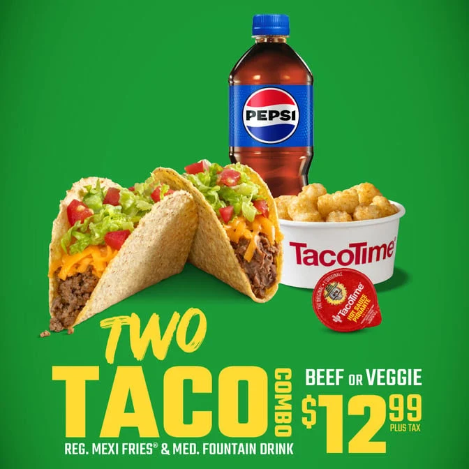 Menu, TacoTime