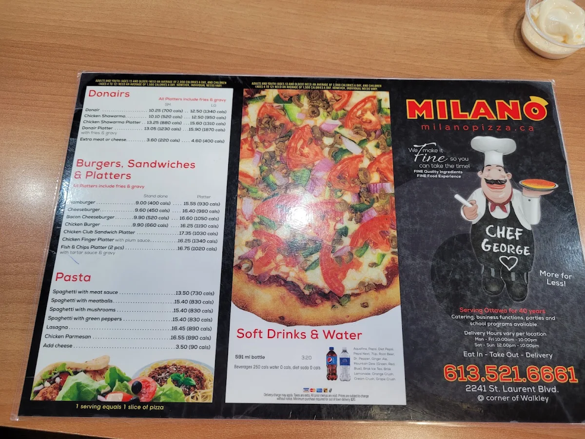 Menu, Skinny George's Smash Burgers & cheesesteaks
