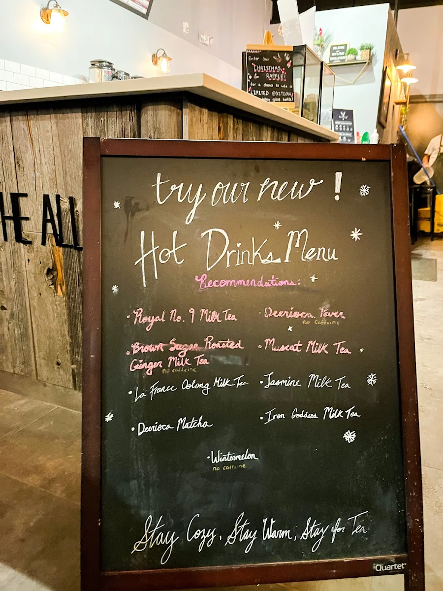 Menu, The Alley