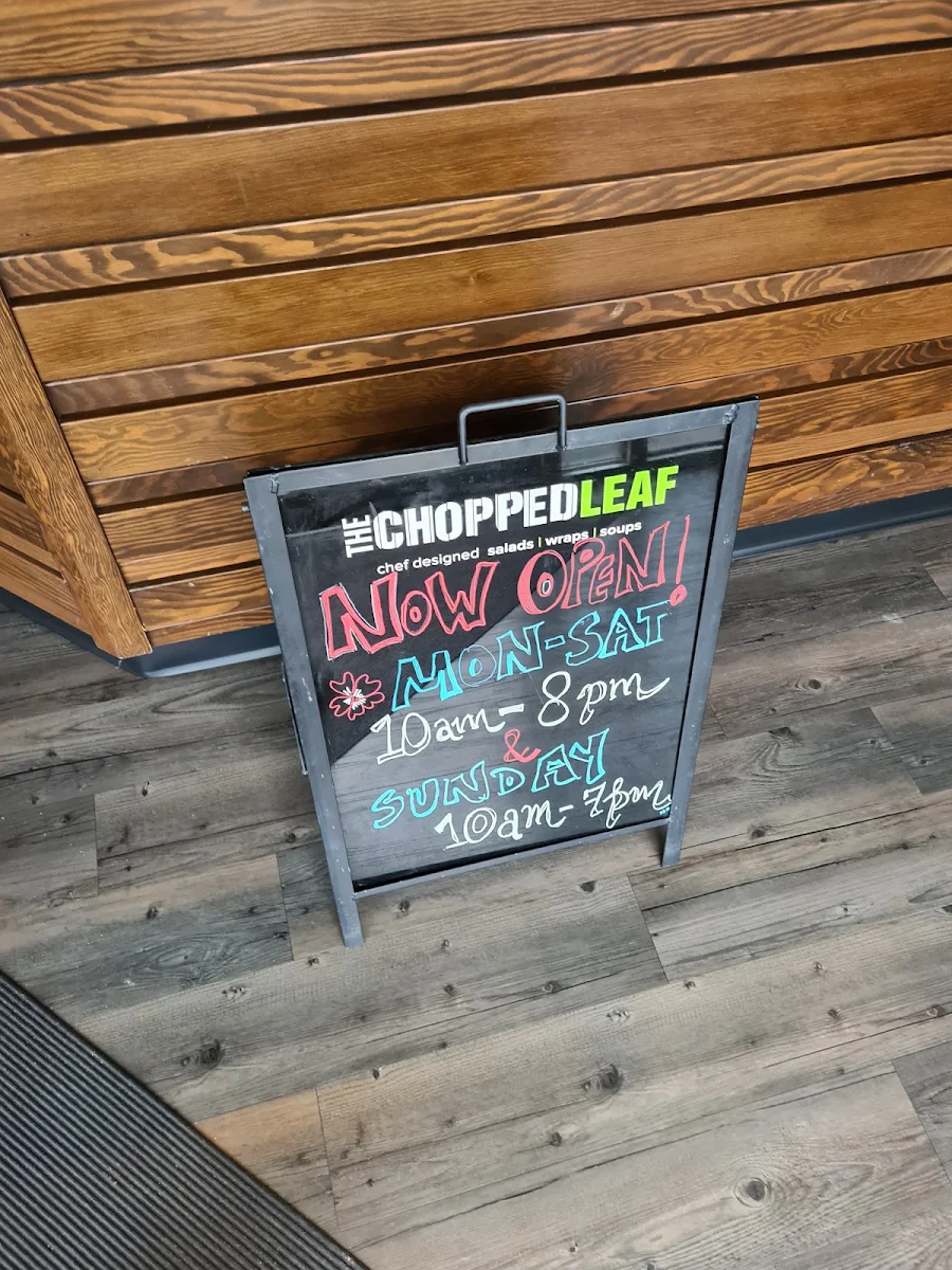 Menu, Chopped Leaf