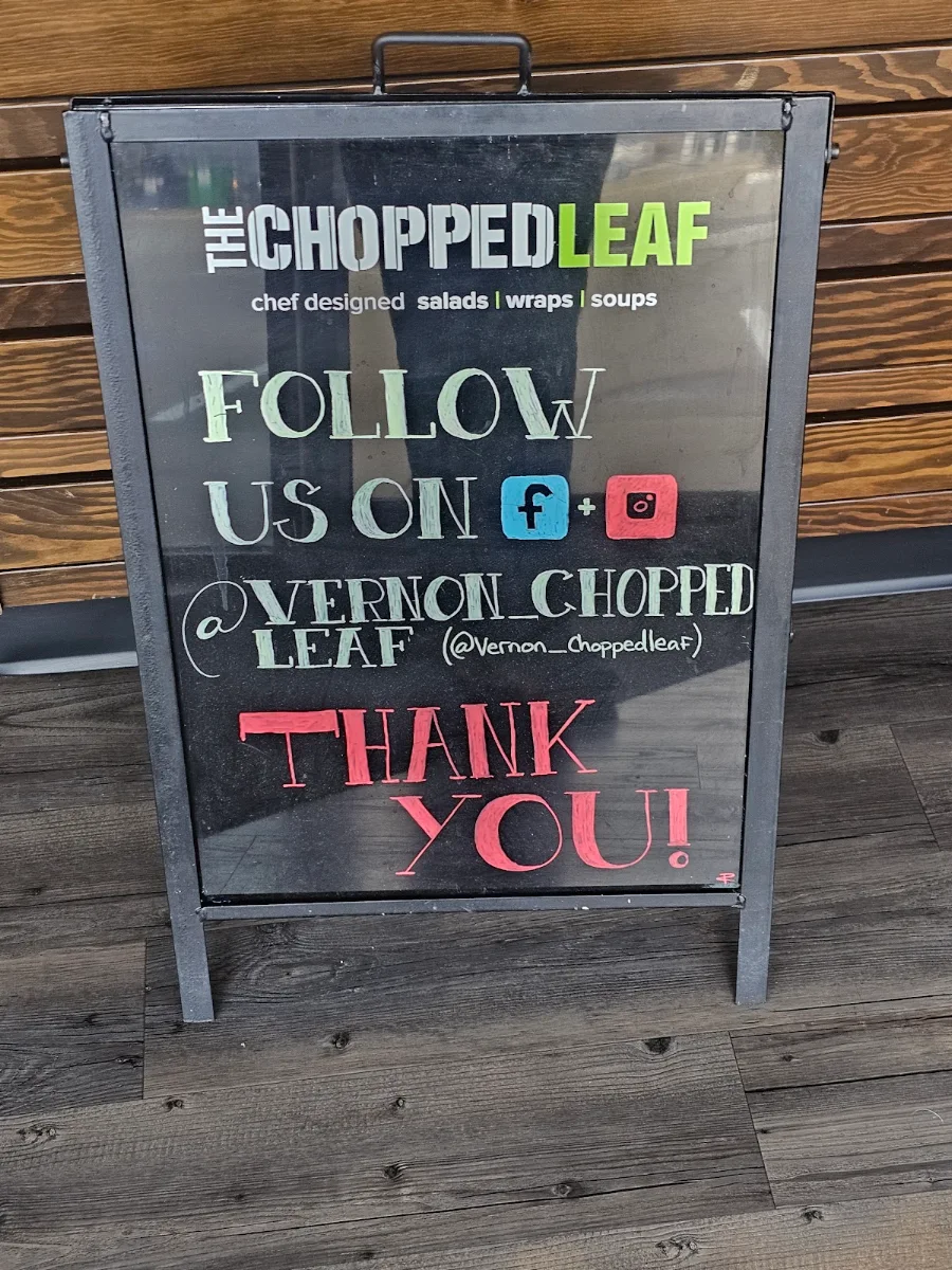 Menu, Chopped Leaf