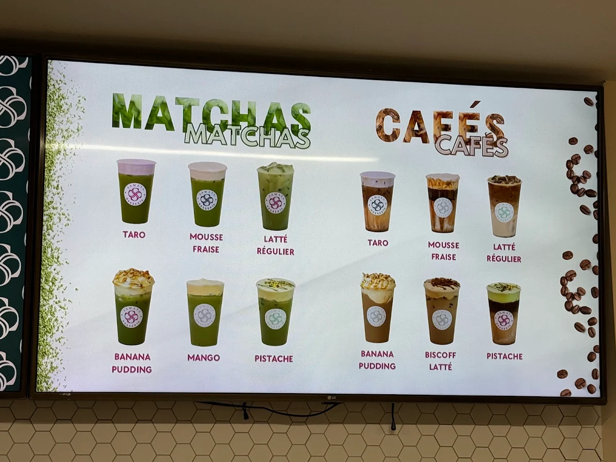 Menu, Samaya Desserts