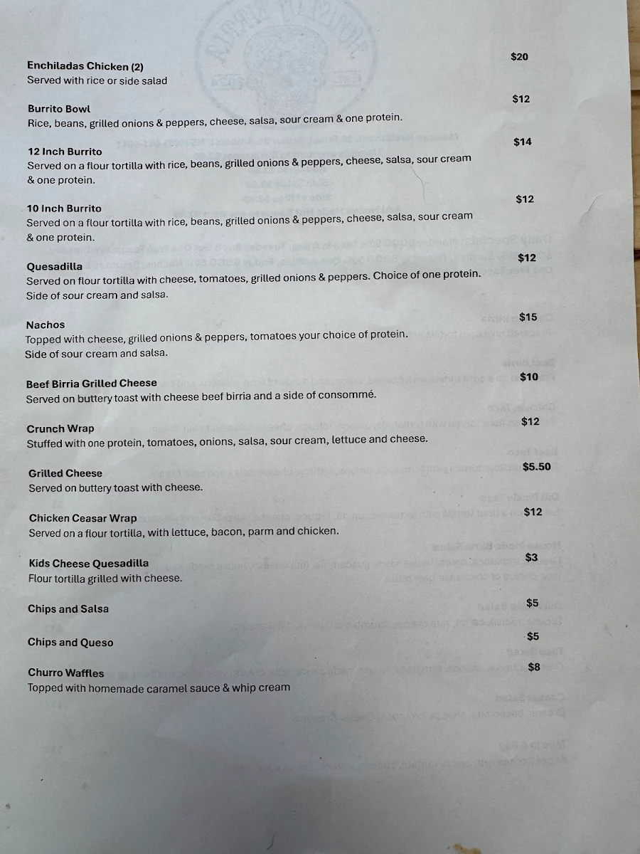 Menu photo 1