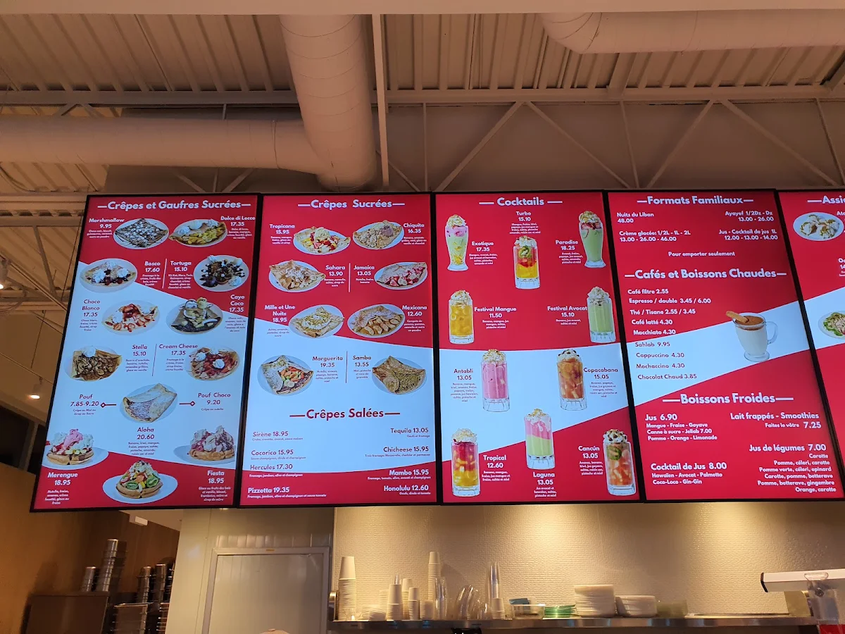 Menu, Antabli