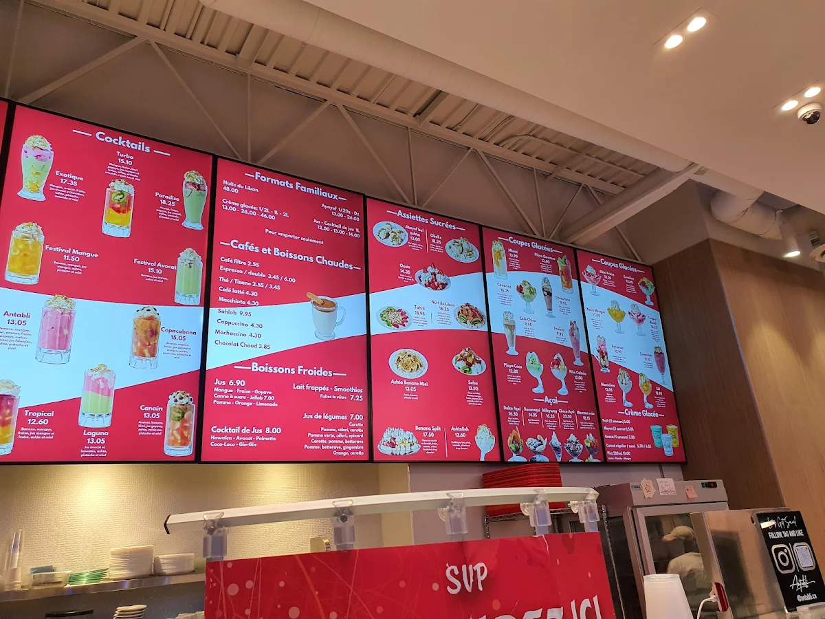 Menu, Antabli