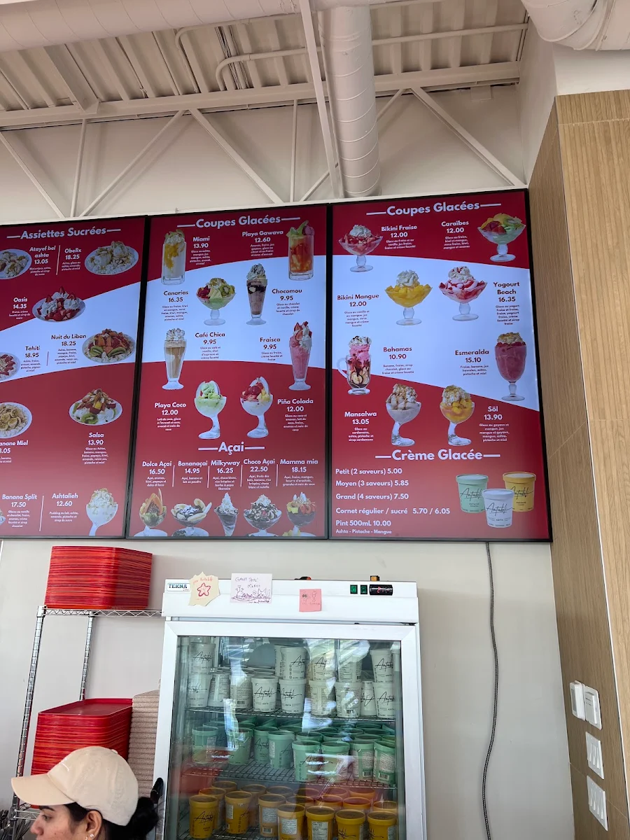 Menu, Antabli