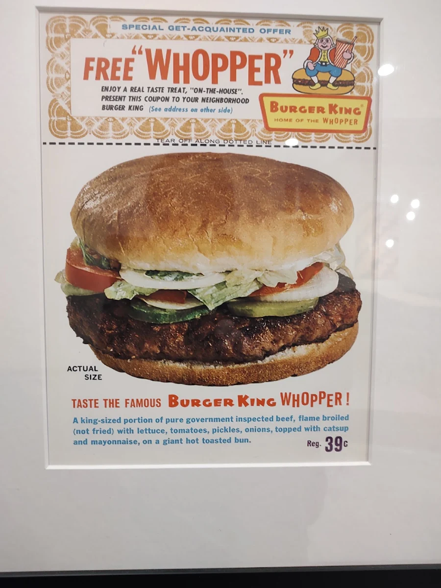 Menu, Burger King