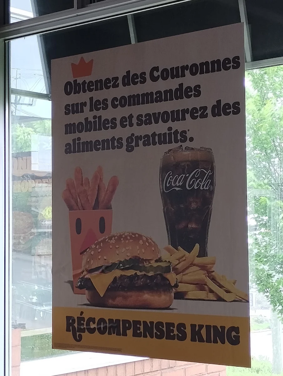 Menu, Burger King