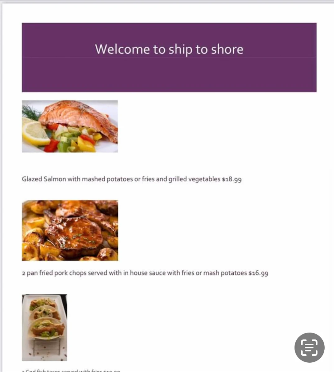 Menu photo 2