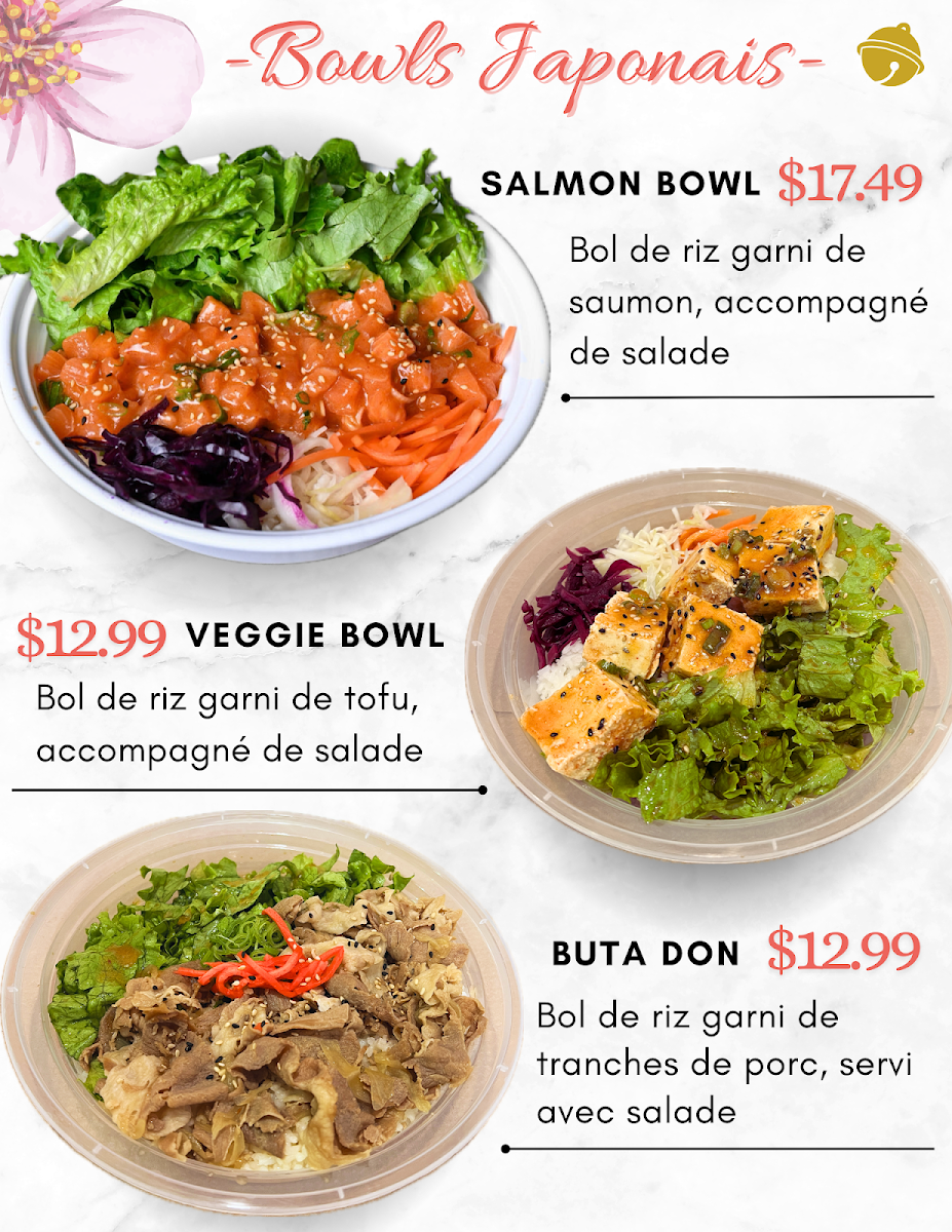 Menu, Restaurant Japonais Suzu