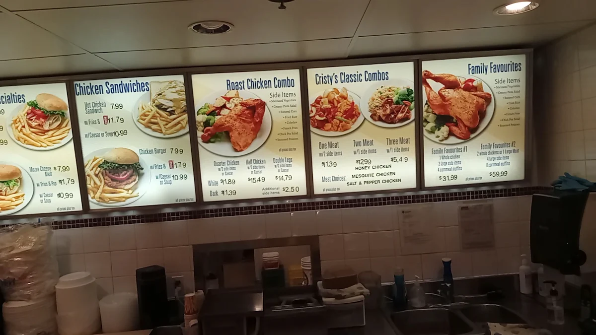 Menu, Cristy's Rotisserie Chicken (Memorial Dr. NE)