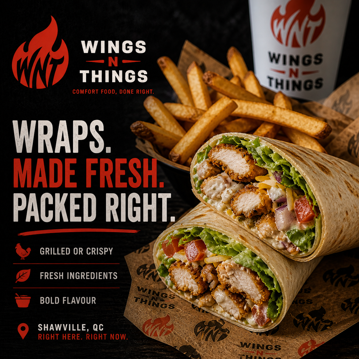 Menu, Wings N Things