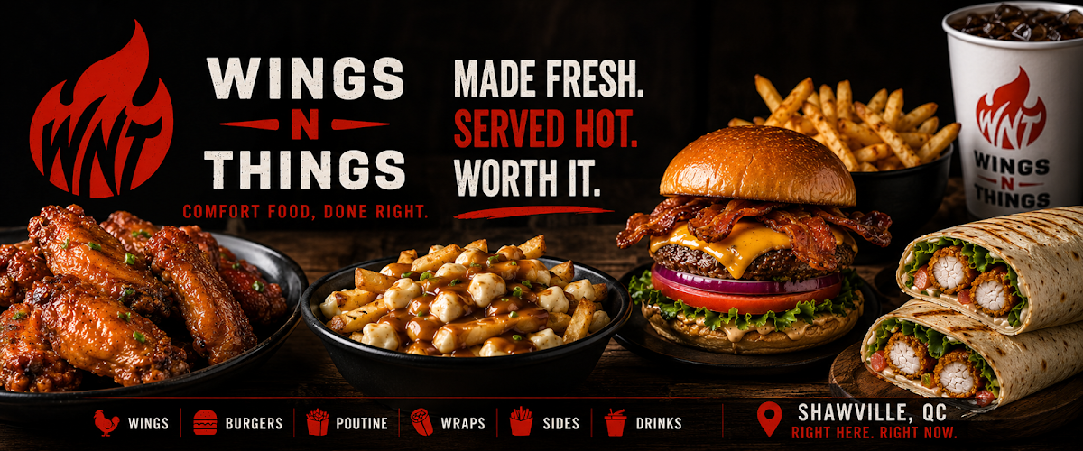 Menu, Wings N Things