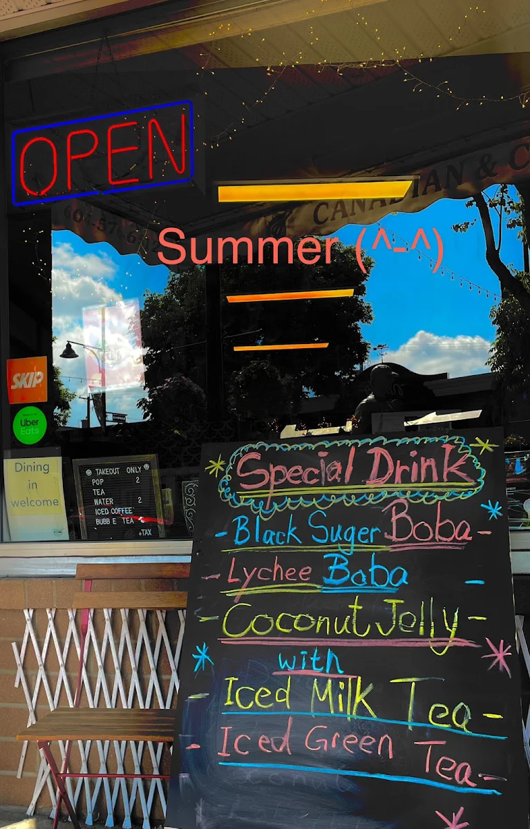 Menu, Ken's Cafe & Restaurant