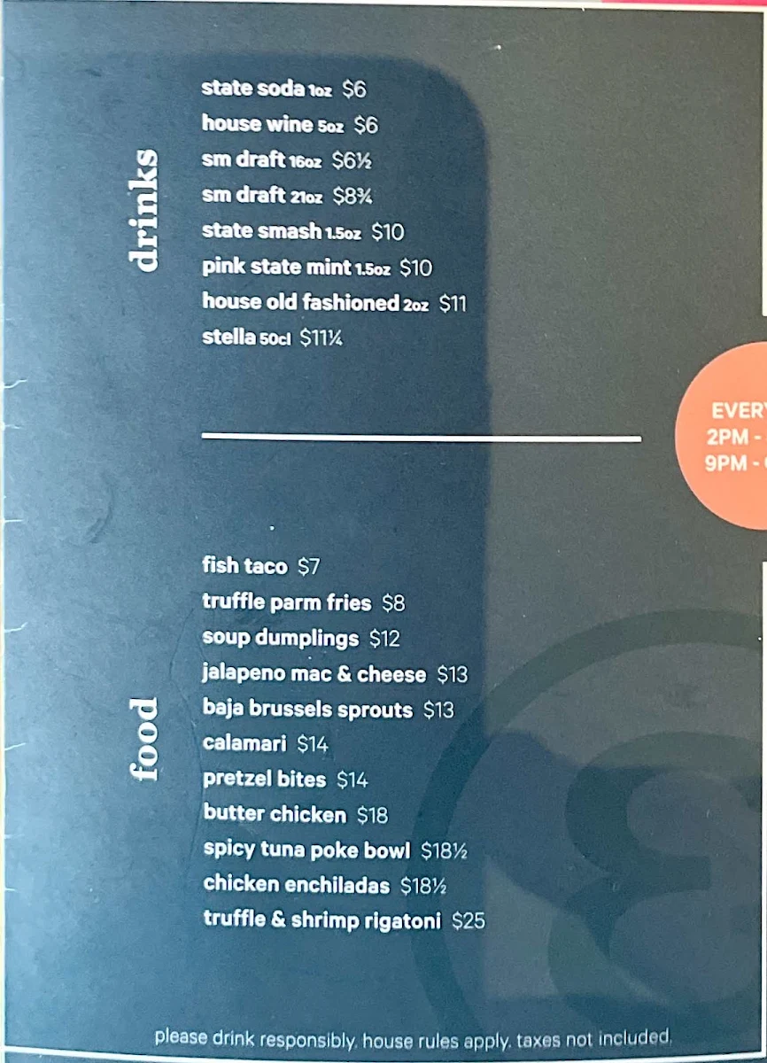 Menu, State & Main