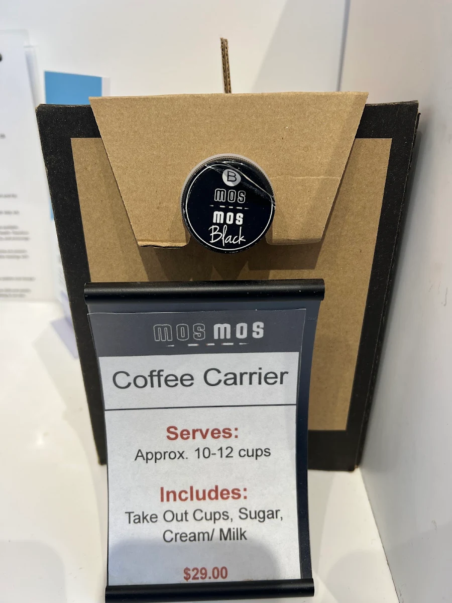 Menu, Mos Mos Coffee