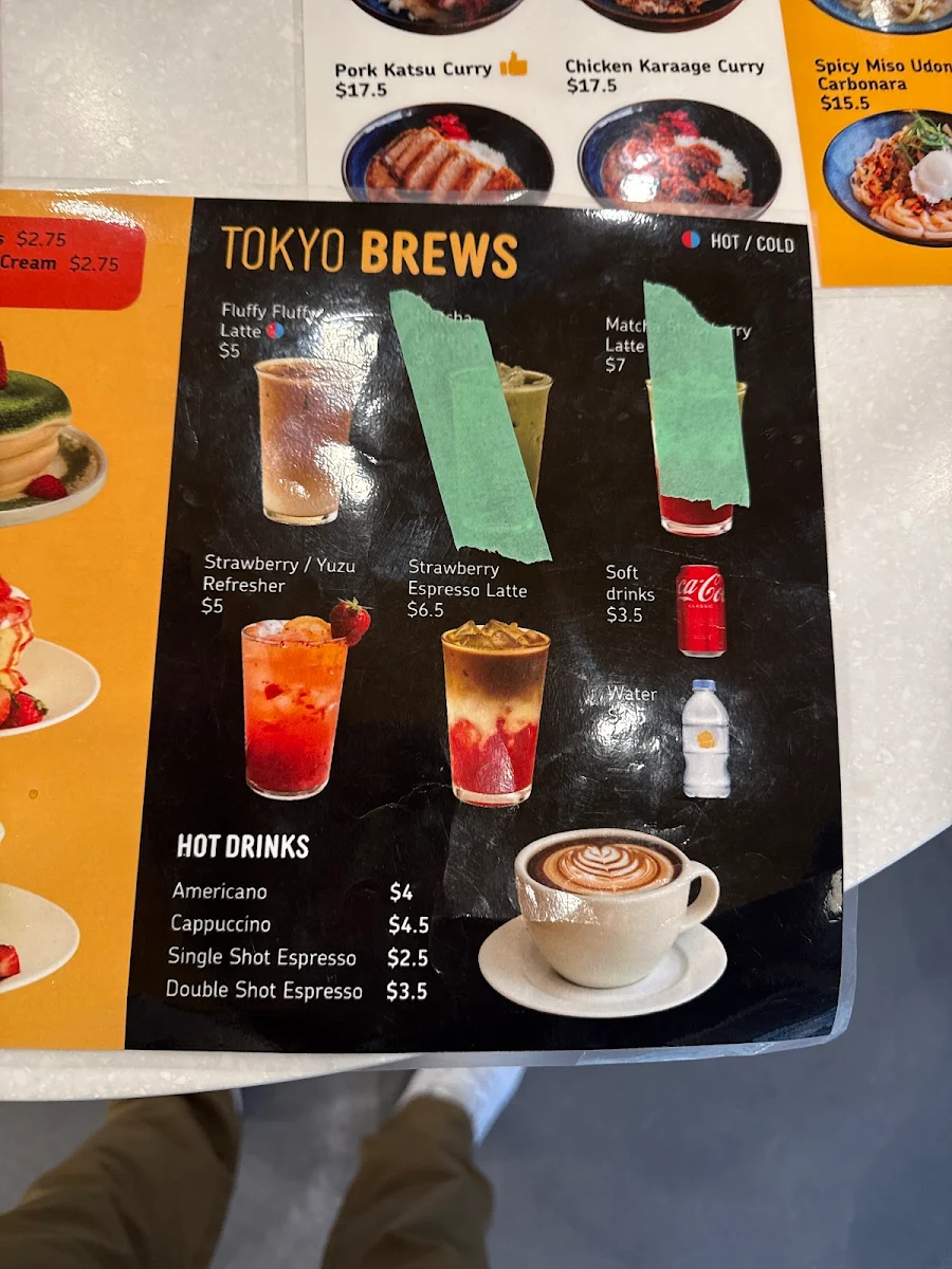 Menu, Perfecto Cafe, Bakery & Gelato (Robson)