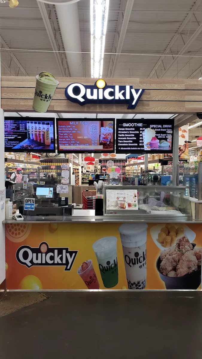 Menu, Quickly Bubble Tea 127ST