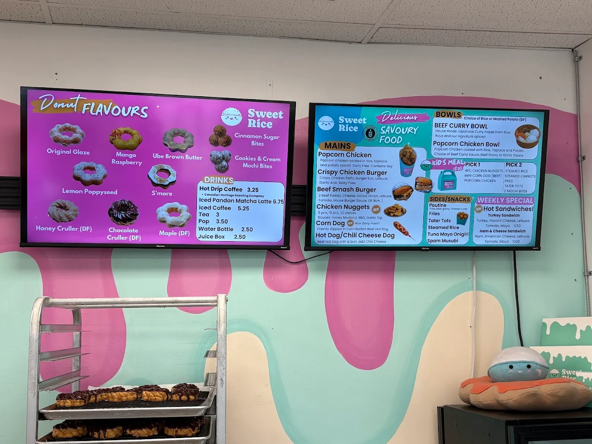 Menu, Sweet Rice