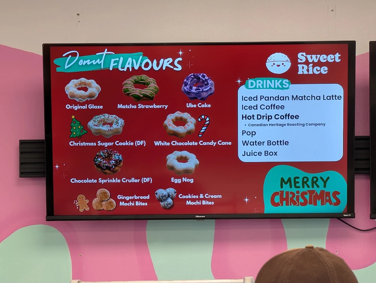 Menu, Sweet Rice